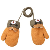 Hanging Neck Mitten Gloves